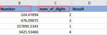 Rounddown To Decimal Point Example