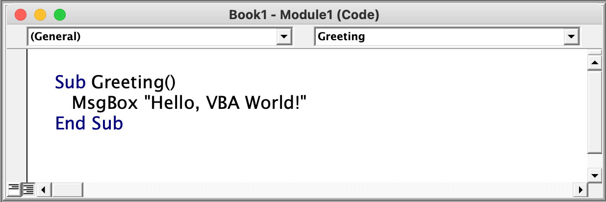 How to Write Code in VBA Editor